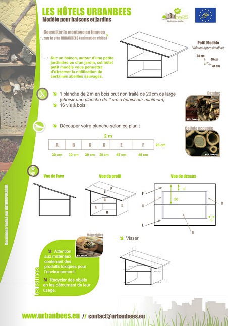 Hotels à insectes UrbanBee