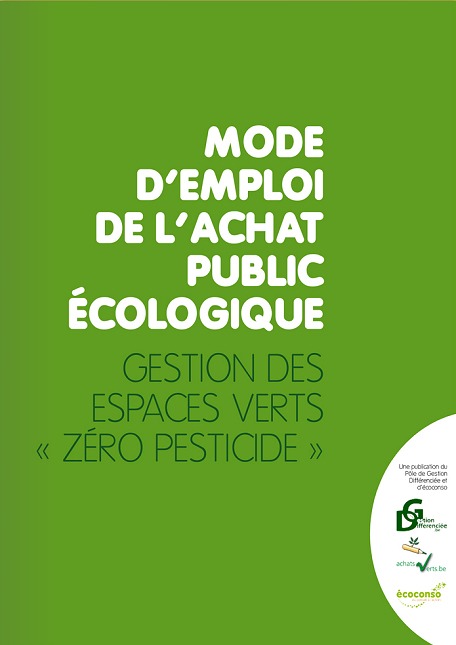 Mode emploi achat public gestion des espaces verts